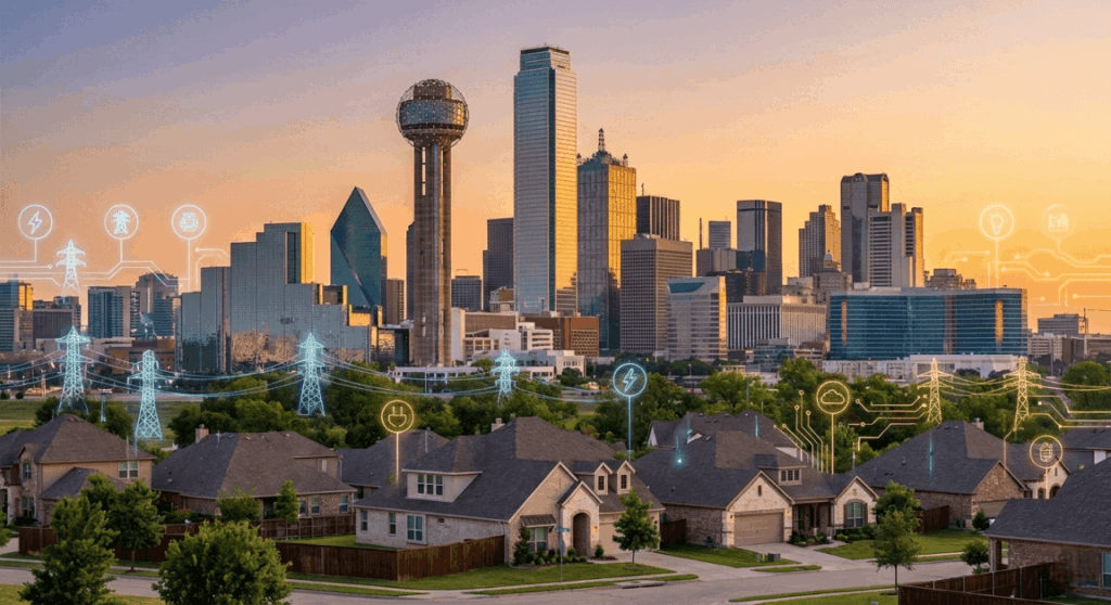 Electric Company Rates in Dallas Texas city